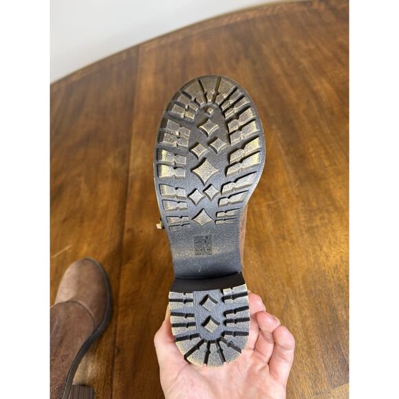 Blowfish Malibu Bootie Boots Faux Fur Zipper Cottage Brown Model 1707 Size 8.5 - Picture 10 of 14